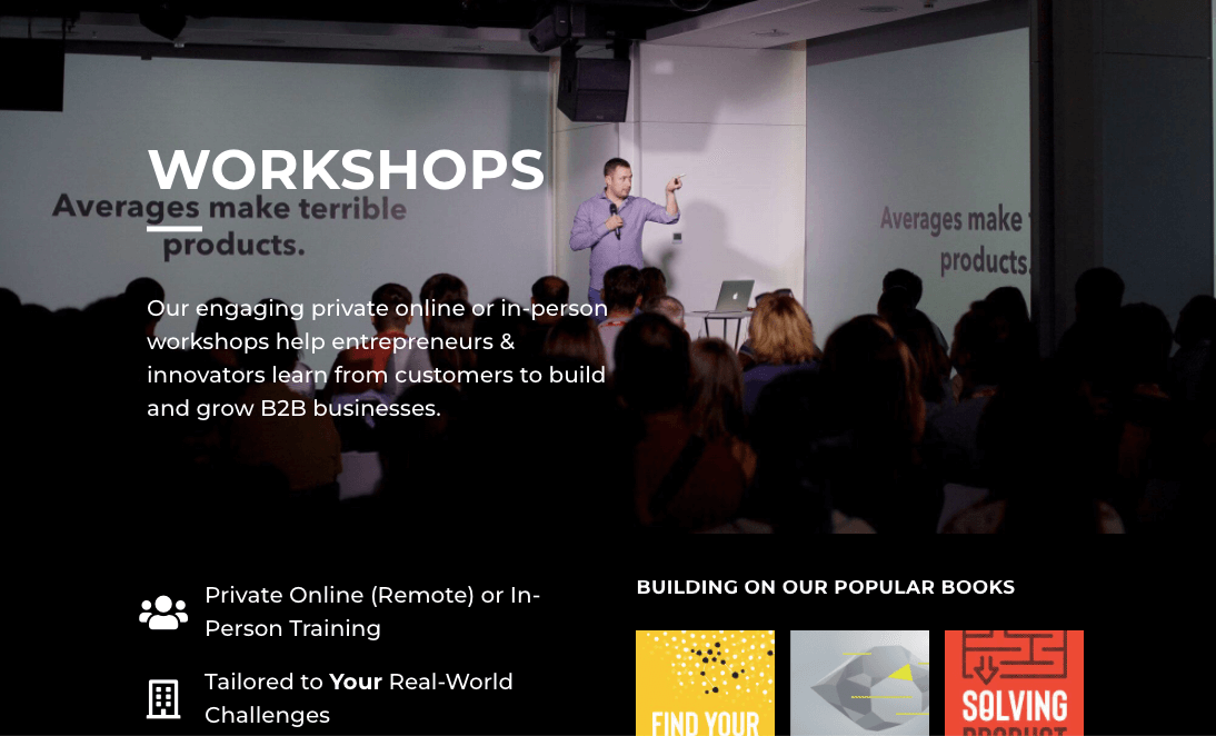 Live Workshops | In-Depth Workshops & Training for Innovation Teams